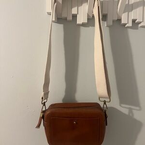 Madewell Brown Camera Crossbody Bag